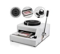 85.5x55mm 72 Character Manual Embosser Embossing Machine Heavy Duty For PVC Credit Card VIP ID Membership Stamping Machine