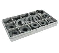 85 ASSORTED PIECE BLACK RUBBER FORM A WASHERS M3 M4 M5 M6 M8 M10 M12 M16 M20 KIT