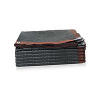 85% Black Shade Cloth with Grommets, Breathable Shade Mesh Tarp, HDPE Sunscreen Fabric for Heat Protection, Ideal for Garden, Greenhouse, Plants, Car, Patio