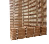 85% Blackout Bamboo Blinds Outdoor Roller Blinds Roman Blinds Window Shutters for Kitchen Patio Living Room Garden Easy to Install 50 55 60 65 70 75 80 90 100 105 110 120 125 130 140 150 160cm Wide