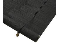 85% Blackout Retro Bamboo Blinds for Windows Shutters 50 80 90 100 120 140 150 160 180cm Wide Outdoor Bamboo Roller Blinds Anti-UV for Patio Porch Garden Kitchen Roman Blinds Shades Easy to Install(Bl