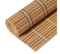 85% Blackout Roller Blind Bamboo Blinds for Windows UV Protection for Kitchen Outdoor Patio Pergola Roman Blinds 50 55 60 65 70 75 90 100 105 110 120 135 150 160 175 180cm Wide Easy to Install