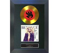 #85 GOLD DISC BEYONCE (four) Album Signed Autograph Mounted Photo Reproduction A4 (Black Frame)