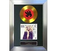#85 GOLD DISC BEYONCE (four) Album Signed Autograph Mounted Photo Reproduction A4 (Sliver Frame)