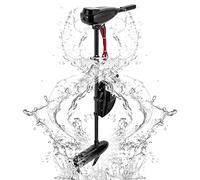 85 LBS Thrust Electric Outboard Trolling Motor 24V for small watercraft, with Telescopic Handle & LED Battery Indicator, Bow Mount Boat Engine for Freshwater Saltwater