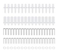 85 Pcs Plantation Shutter Repair Pins Tilt-Rod For Washers Replacement Set Movable Repair Part For Window Plantation Shutters Tilt-rod Replacement