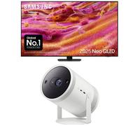 85" Samsung QN90F Neo QLED 4K Smart TV 2025 & The Freestyle (2nd Gen) SP-LFF3CLAXXXU Smart Full HD TV Projector Bundle, Black