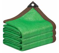 85% Shade Net with Grommets - 1x1m Green Shade Cloth for Greenhouse Balcony Garden Patio and Chicken Coop - UV Resistant Breathable Sunshade Cover