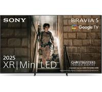 85" SONY BRAVIA 5 XR Mini LED 4K HDR Smart TV - K85XR55BP, Black,Silver/Grey