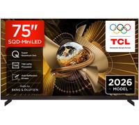 85" TCL X11L SQD-Mini LED 4K HDR Smart Google TV 2026 - 85X11L-UK, Black