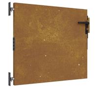 (85 x 100 cm) vidaXL Garden Gate Driveway Gate Fence Gate Fence Panel 85x100 cm Corten Steel