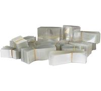85 x 60 mm Clear Plastic PERFORATED Shrink Band for Jar/Bottle Cap Fits (46-51) mm Diameter (Long Neck) - VARIOUS SIZES - Pack of 1000