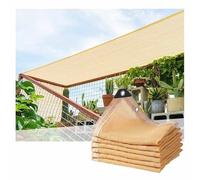 85% Yellow Shade Cloth - Greenhouse Sun Shade Netting 2x2.0m 2x4.0m 3x3.0m 3x6.0m 4x4.0m Heavy Duty Sun Shade Sail Mesh for Warehouses Barns(1x1.0m(3.3'x3.3'))