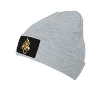 850 Beanie Hat French Foreign Legion Logo Beanie Universal Knit Cuffed Winter Hat Adjustable Sleep Hats for Guys Teens Mens
