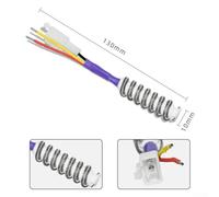 850D/852/858/952 Hot Air Desoldering Station Heating Core - Ceramic + Nichrome Wire, Two-Wire and Four-Wire Compatible, for Rapid Uniform Heat(Four-Wire Single-HOL)