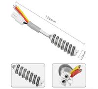 850D/852/858/952 Hot Air Desoldering Station Heating Core - Ceramic + Nichrome Wire, Two-Wire and Four-Wire Compatible, for Rapid Uniform Heat(Four-Wire Double-HOL)