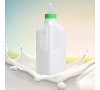 850mL Plastic Farm Animals Calf Feeding Bottle with Silicone Nozzle