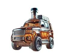 850ml Whiskey Decanter with 2 Glasses, Elegant Spirits Bottle for Bourbon Scotch Rum, Unique Gift for Men Dad Husband, Wedding Anniversary Present car-d