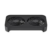 850RPM Computer Cooling Base With 11 Fans For Routers And Miniature Hosts Space Efficient Vertical Design Computer Component Cooling Stand