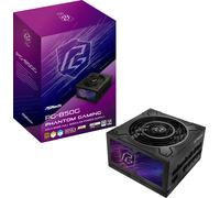 ASRock Phantom Gaming PG-850G 850W ATX Power Supply Unit 80 Plus Gold Certified 135mm Fluid Dynamic Bearing Fan High Efficiency PSU
