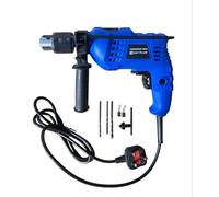 850W Cored Drill 3000 RPM Variable Speed, Heavy Duty Electric Drill Hammer & Impact 2 in 1, Hammer Drill with Drill Bits, 360° Rotating Handle