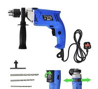 850W Electric Impact Drill Hammer 3000RPM Rotary Hammer Drill Hand Corded Hammer Drill Set Variable-Speed Trigger, 360° Rotating Handle for Drilling in Wood, Steel, Concrete #YL01
