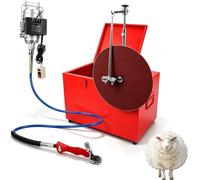 850w Electric Sheep Clipper, Heavy Duty Wool Clipper, 360-degree Rotation, with Integrated Sharpening Unit, for Thick Coat Sheep Goats Angora Rabbits