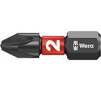 Wera 851/1 Impaktor Phillips Screwdriver Bits PH2 25mm Pack of 1