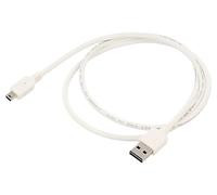 85157 Cable USB 2.0 Gold Plated 1m White 24AWG,28AWG 480Mbps DELOCK