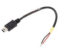 85251 cable USB 2.0 leads, mini USB-B male 100 mm black DELOCK