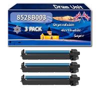 8528B003 Drum Unit Compatible for Canon C-EXV49 iR ADVANCE C3300i C3320 C3320i C3325i C3330i C3520i C3525i C3530i Printers, High-Definition Printing Effect with Chip, 85000 Pages (3 Pack Black)