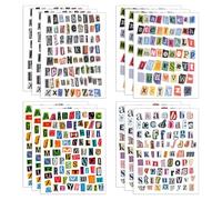 852Pcs Magazine Letter Stickers Vintage Scrapbook Letters Stickers Small Ransom Alphabet Sticker For Scrapbooking Supplies Journaling Laptop Water Bottle Diy Crafts Gift Junk Journal (Journal12)