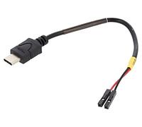 85394 Cable USB C plug, angled connectors 1-pin x2 0.1m DELOCK