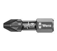 Wera Impaktor Diamond Impact Driver Rated Screwdriver Bits, Pozi Phillips Hex Tx