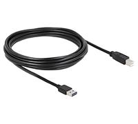 85553 Cable USB 2.0 USB A Double Sided Male, USB B Male 5m DELOCK