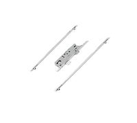 856 Type 1 Latch Deadbolt 4 Rollers Lift Lever, 55mm | Spindle Split 8mm Faceplate Flat 16mm -Square Ends Operation