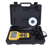 856A Digital Anemometer Wind Speed Meter with USB Interface and Backlit LCD Display - Handheld Portable Tester for Wind Speed Measurement and Data Recording