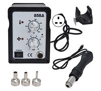 858A Air Gun Soldering Station and Desoldering Workbench 700W with Digital Display and Adjustable Temperature Control Featuring Brushless Motor Heating and Spiral Air Outlet