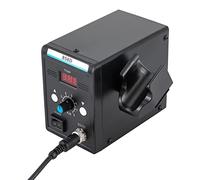 858D Hot Air Rework Station 700W PID ±1°C UK Plug Brushless Fan BGA/SMD Repair Tool with Gravity Sensor 3 Nozzles 0.2-0.4in for Phone Logic Board Electronics