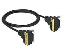 85905 cable DVI-D (18+1) male 90° top/bottom, both sides L: 1 m DELOCK