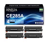 85A CE285A Toner Cartridges for HP M1132 M1210 M1212nf M1214nfh M1217nfw M1219nf P1100 P1102 P1102W Printer | High Yield | 1500 Pages,Black-4 Pack