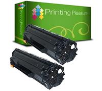 85A Toner Cartridge Compatible with HP Laserjet P1010 P1102 P1102W M1130 M1132 M1210 M1212 M1213 M1217 Canon LBP-6000 LBP-6000B LBP-6020 MF-3010 CE285A 85A CRG 725(Black,2-Pack)