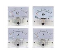 85C1 Ammeter DC Analog Current Meter 5/10/20/30/50/100/200/300/500mA Panel Mechanical Pointer Type Plate Table 1Pcs(1A)