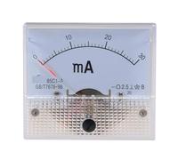 85C1 Analog Current Panel Meter DC 0-30mA 100mA 300mA 500mA Ammeter Circuit Testing Gauge 1Pcs(DC0-200mA)