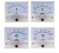 85C1 Analog Current Panel Meter DC 1A2A3A5A10A20A30A 50A 100A Ammeter for Circuit Testing Charging Battery Ampere Tester Gauge(150A(75mv))