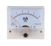 85C1 Analog Current Panel Meter DC 1mA 20mA 30mA 50mA 100mA 200mA 500mA Ammeter 1Pcs(0-50mA)