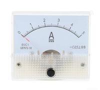 85C1 Analog Panel Meter for DC 0-30V/50V 0-5A/10A, GB/T7676-98 Compliant, Plastic Housing with Transparent Design, Intrinsic Error ±2.5%, Hole Size 55mm x 50mm(0-10A)