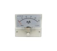 85C1-mA 30-500mA 50-500uA DC Direct Analog Meter Panel AMP Current 64x56MM 1Pcs(DC200mA)