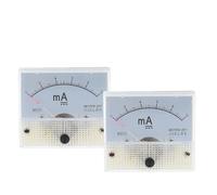 85C1-mA DC Amp Meters Analog Meter Panel Measuring Range 1mA 2mA 10mA 20mA 50mA 100mA 1Pcs(10MA)