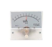 85C1 Micro-ampe100uA 50uA 25uA Pointer DC Analog Current Panel Meter DC 50uA Ammeter for Circuit Testing Ampere Tester Gauge(50uA)